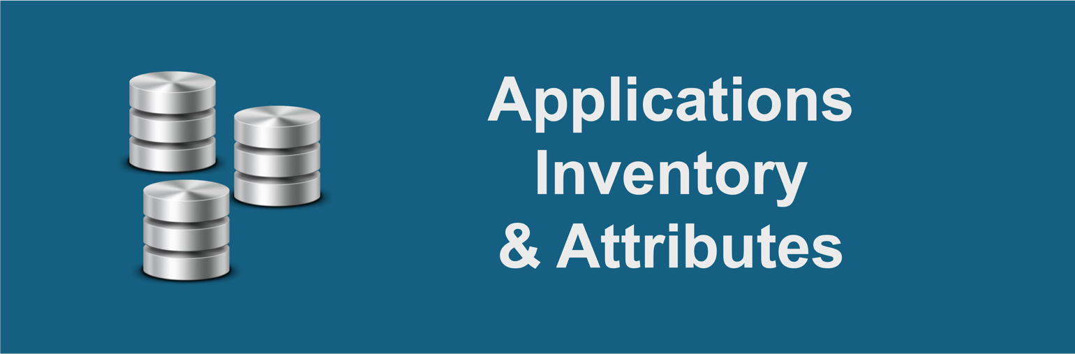 Applications Inventory and Attributes